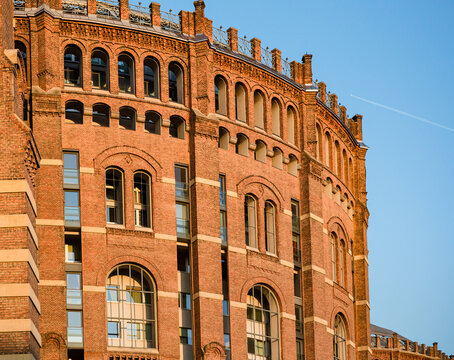 Vienna, Austria: old gas storage space transformed into living space at Erdberg area in Vienna 
