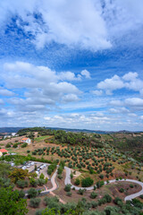 Fototapeta na wymiar landscape of montesinho. Natural Park of Montesinho during summer Portugal.