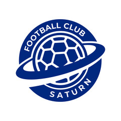 Football soccer club planet Saturn in the shape of a ball © Дмитрий Сальников