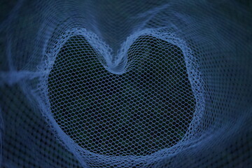 abstract blue background with circles