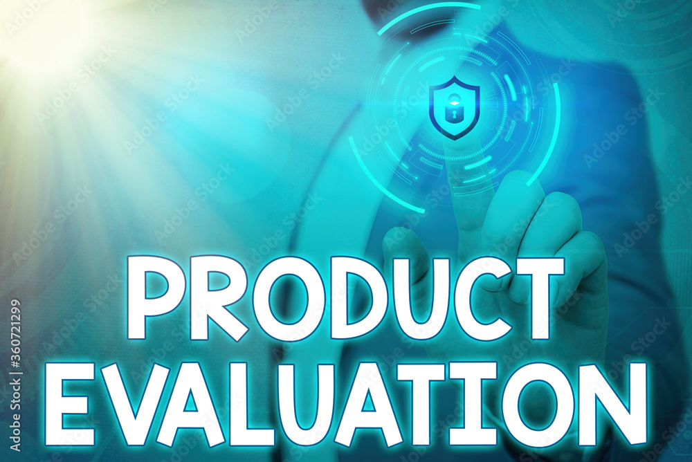 Poster handwriting text writing product evaluation. conceptual photo kind of opinion was in the evaluator v