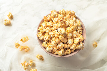 Popcorn in a bowl