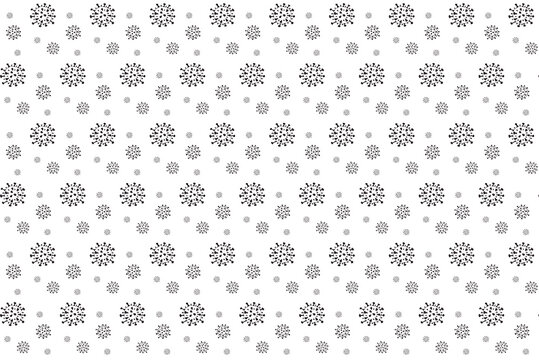 Pattern background with covid elements. Covid pattern background.