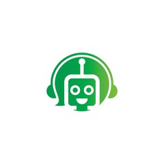Robot Icon Bot Logo Design