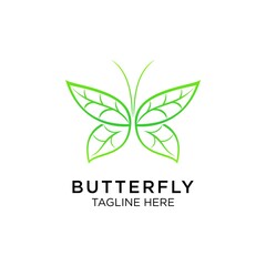 Butterfly Bird Animal Wings Logo Design