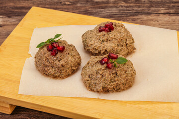 Georgian cuisine - pkhali from beans