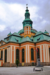 Fototapeta na wymiar Former Lutheran church in the Baroque style