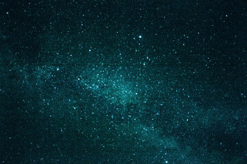The beautiful starry sky dotted with stars.