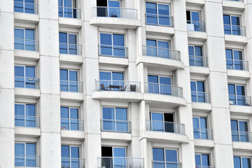 Obraz premium Skyscrapers in Istanbul. Architectural structures. Old new contrast.