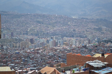 La Paz City seen from El Alto
