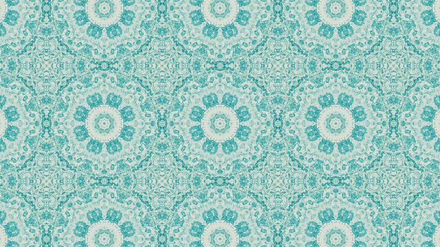Abstract pastel color wallpaper. various geometric shapes are changing their form. animation of arabic motifs	