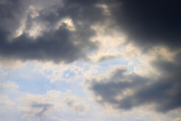 blue sky with clouds