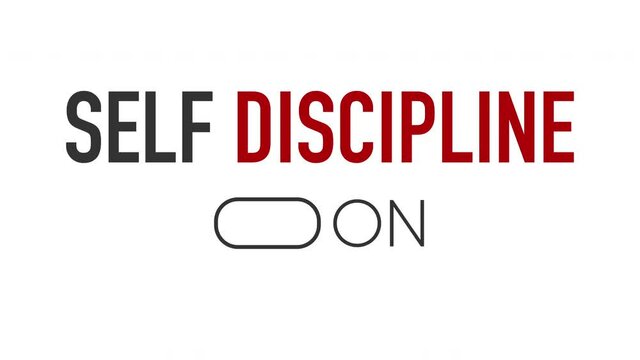 self discipline animation on off button (on self discipline)