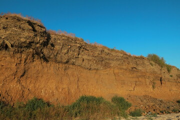 Garbage dump on the shore of the Sea of ​​Azov