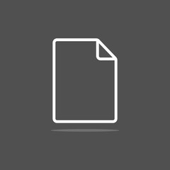 Folder Icon. Vector Illustration.