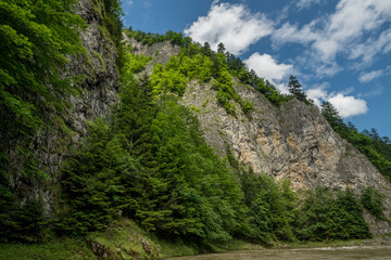 mountain landscape with blue sky