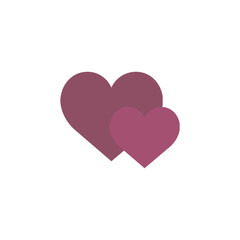Love Flat Icon vector illustration.