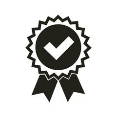 Vector medal icon. Flat style.