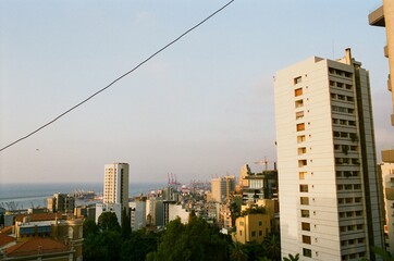 Fototapeta na wymiar Beirut Skyline