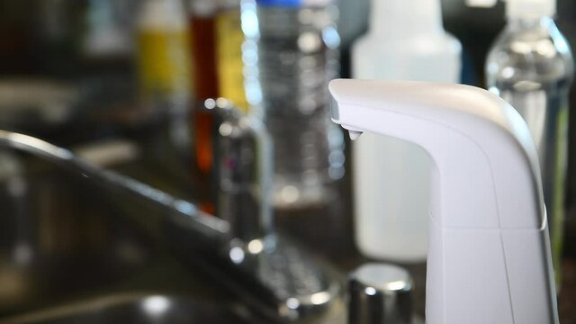Soap on hand
