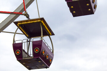 park carnival carousel ferris wheel