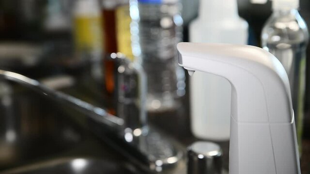 Soap on hand