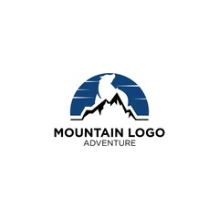 Mountain With Landscape Logo Design