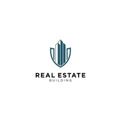 building / real estate logo template