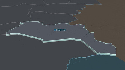 Sila, Chad - extruded with capital. Administrative