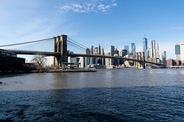 Naklejka na ściany i meble brooklyn bridge new york