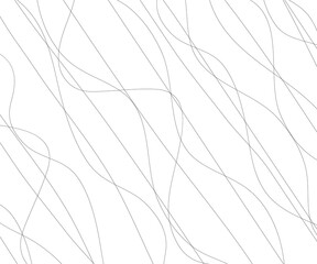 Line abstract seamless pattern with hand drawn lines. wavy striped vector illustration