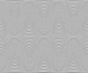 Wave Stripe Background - simple texture for your design. EPS10 vector