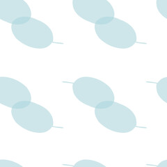 Modern minimalist leaf vector repeat pattern background - 360758870