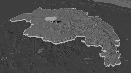 Amhara, Ethiopia - extruded with capital. Bilevel © Yarr65