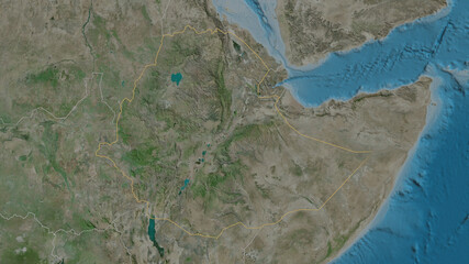 Ethiopia - overview. Satellite