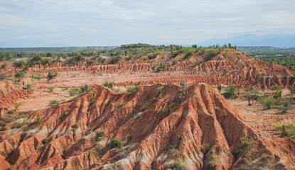 red rocks in the desert