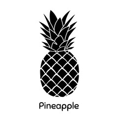 Pineapple. Flat Vector Illustration EPS.