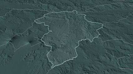 Guatemala, Guatemala - outlined. Administrative