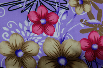 Textile industry, various types of canvas. Textile texture