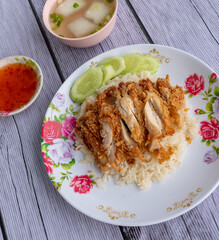 Thai food - Khao Man Ghai Kai 