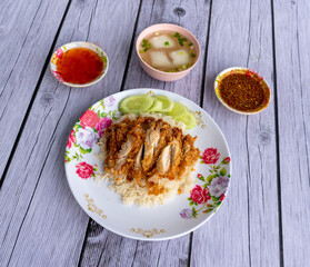 Thai food - Khao Man Ghai Kai 