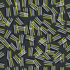 Seamless geometric pattern of short lines