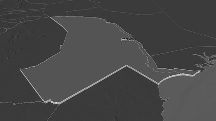 Tana River, Kenya - extruded with capital. Bilevel © Yarr65