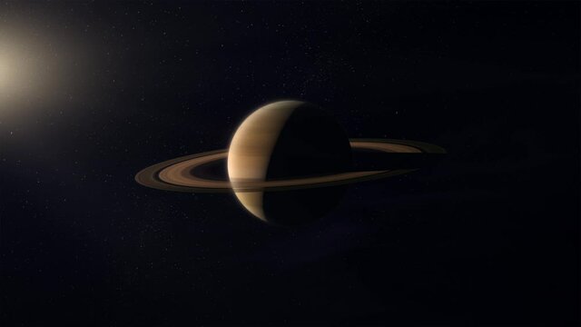 Space view of Saturn.
