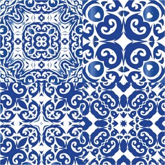 Portuguese vintage azulejo tiles.
