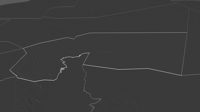 Tagant, Mauritania - outlined. Bilevel
