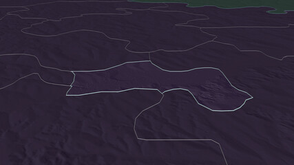 Bălţi, Moldova - outlined. Administrative