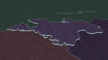 Briceni, Moldova - extruded with capital. Administrative