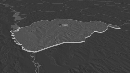 Glodeni, Moldova - extruded with capital. Bilevel