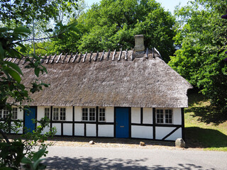 Traditional old style Danish country house Denmark